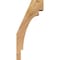 Ekena Millwork 5 1/2"W x 10"D x 22"H Merced Smooth Knee Brace, Western Red Cedar BRC06X10X22MRC00SWR - alternate 3